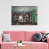 Tekening Kamer van Empress Alexandra Canvas Afdruk (Insitu (Woonkamer))
