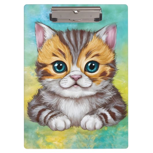 Tekening Kat Klembord (Voorkant)