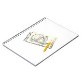 Tekening ketch-pad notitieboek (Linkerzijde)