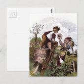  tekening:  Kinderen Briefkaart (Voorkant / Achterkant)