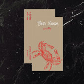 tekening - krab - Visitekaartje