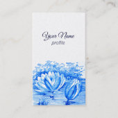  tekening - Lotusbloemen - Visitekaartje (Voorkant)