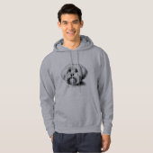 Tekening Maltese hond Hoodie (Voorkant volledig)