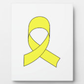 Tekening met gele lint fotoplaat (Voorkant)