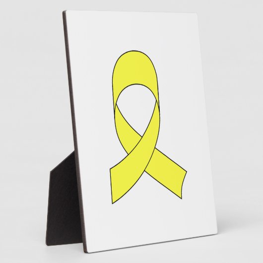 Tekening met gele lint fotoplaat (Zijkant)