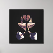 Tekening met koffietekening canvas afdruk (Voorkant)