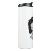 Tekening met Sheepadoedle hand Thermosbeker (Gedraaid links)