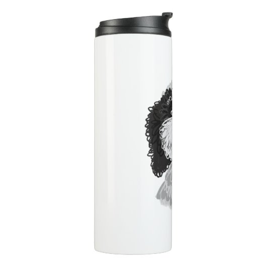 Tekening met Sheepadoedle hand Thermosbeker (Gedraaid links)