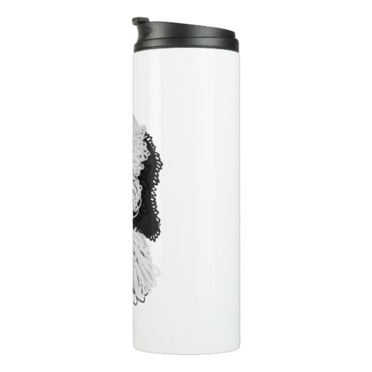 Tekening met Sheepadoedle hand Thermosbeker (Geroteerd rechts)