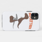 Tekening met voet T-Rex Case-Mate iPhone Case (Achterkant (horizontaal))