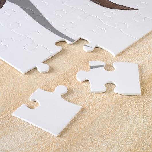 Tekening met voet T-Rex Legpuzzel (Zijkant)