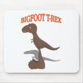 Tekening met voet T-Rex Muismat (Voorkant)