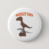 Tekening met voet T-Rex Ronde Button 5,7 Cm (Voorkant)