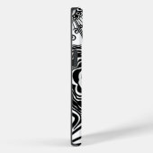 Tekening met zwarte en witte flens Case-Mate iPhone case (Achterkant / Rechts)