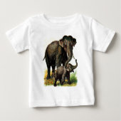  tekening: Moeder Elephant met Calf (Voorkant)