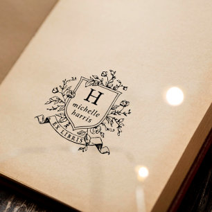  tekening monogram Ex libris Name Book Rubberstempel