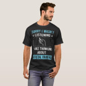 Tekening niet luisteren t-shirt (Voorkant volledig)