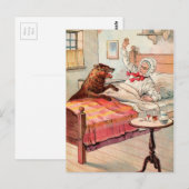  tekening: Oma en de Wolf Briefkaart (Voorkant / Achterkant)