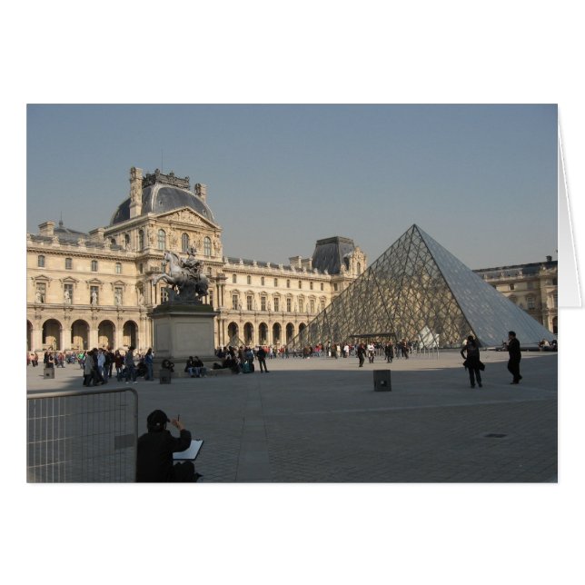 Tekening op het Louvre 2 (Voorkant Horizontaal)