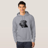Tekening Otterhound Hoodie (Voorkant volledig)