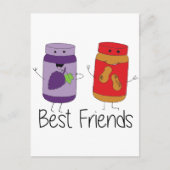 Tekening PB en J Best Friends Pb en J BFF Briefkaart (Voorkant)