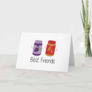 Tekening PB en J Best Friends Pb en J BFF Kaart
