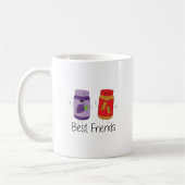 Tekening PB en J Best Friends Pb en J BFF Koffiemok (Links)