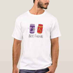 Tekening PB en J Best Friends Pb en J BFF T-shirt