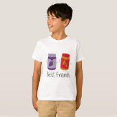 Tekening PB en J Best Friends Pb en J BFF T-shirt (Voorkant volledig)