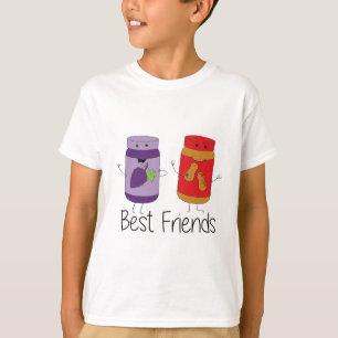 Tekening PB en J Best Friends Pb en J BFF T-shirt