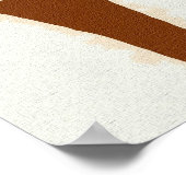 Tekening Peru Warrior-vierkant Poster (Hoek)