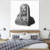 Tekening Portret van de Griekse filosoof Diogenes Canvas Afdruk (Insitu (Slaapkamer))