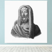 Tekening Portret van de Griekse filosoof Diogenes Canvas Afdruk (Insitu (Houten vloer))