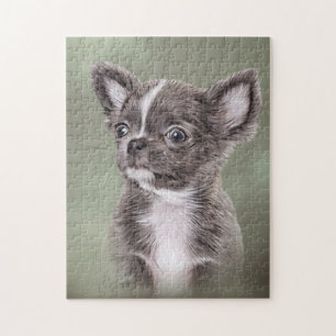 Tekening Puppy Chihuahua Legpuzzel