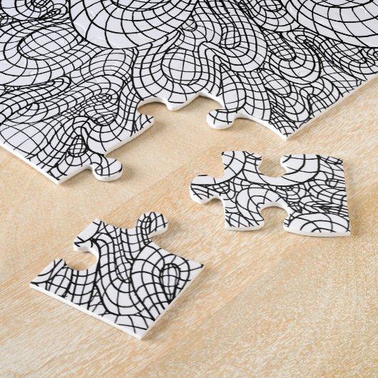 Tekening Puzzle Legpuzzel (Zijkant)