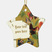 tekening rode paarse Sweet Pea ornament (Links)