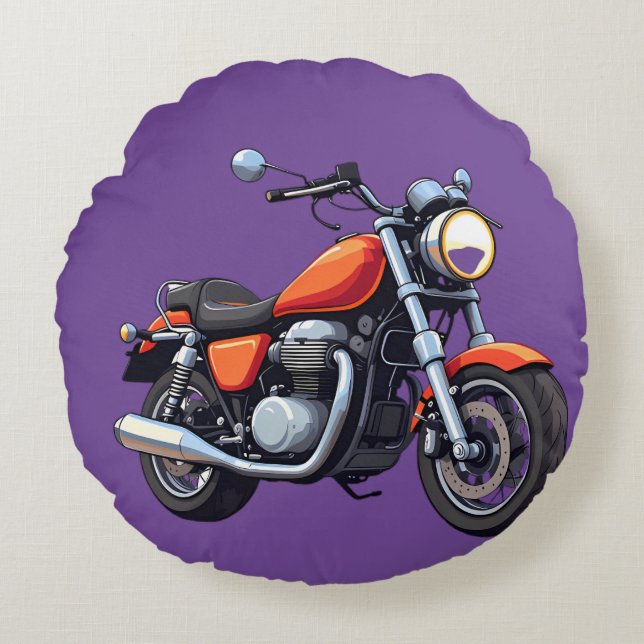 Tekening Rond Kussen (Voorkant)