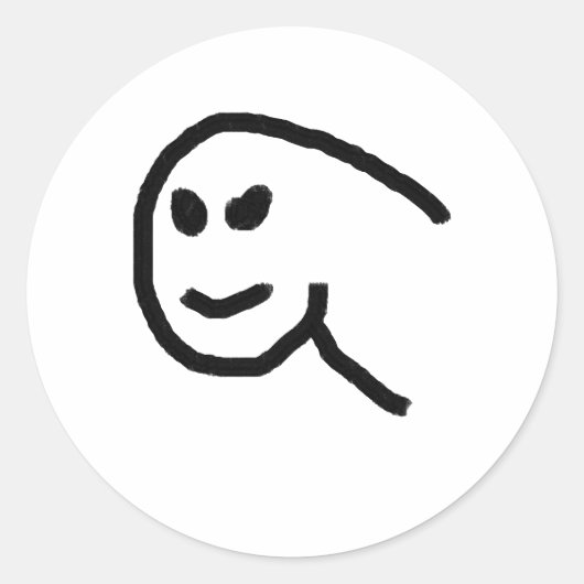 tekening ronde sticker (Voorkant)