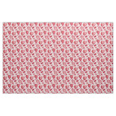 Tekening rood en roze harten stof (Yard (91,4 cm))