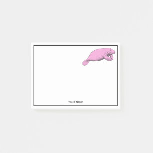 tekening roze post-it® notes