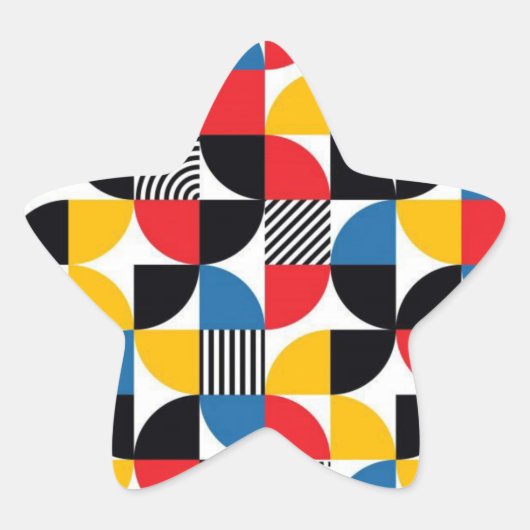 Tekening Ster Sticker (Voorkant)