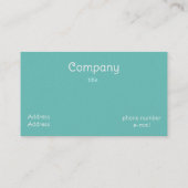  tekening - Swan-reflectie - groen Visitekaartje (Achterkant)