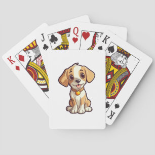 Tekening tekenfilm pokerkaarten