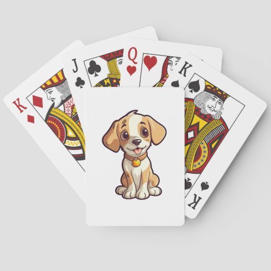 Tekening tekenfilm pokerkaarten (Achterkant)