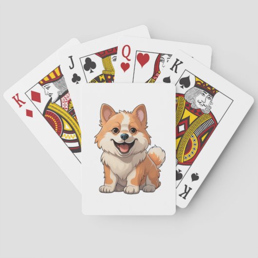 Tekening tekenfilm pokerkaarten (Achterkant)