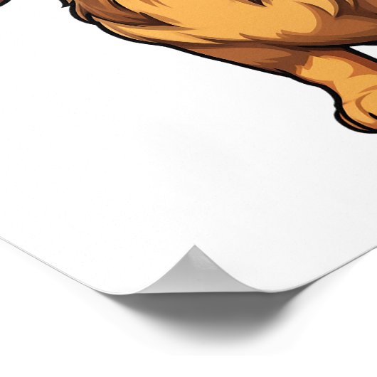 Tekening tekenfilm poster (Hoek)