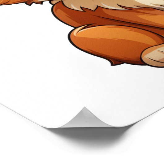 Tekening tekenfilm poster (Hoek)