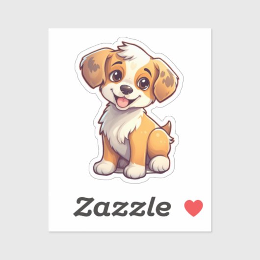 Tekening tekenfilm sticker (Vel)