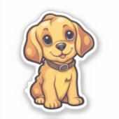 Tekening tekenfilm sticker (Voorkant)