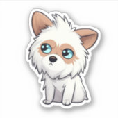 Tekening tekenfilm sticker (Voorkant)